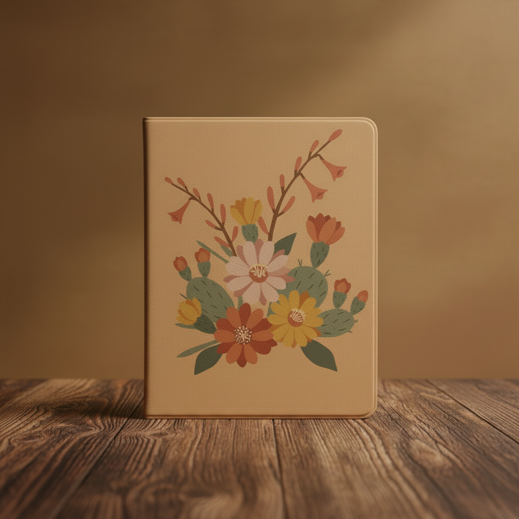 Desert Bloom Print in a new setting