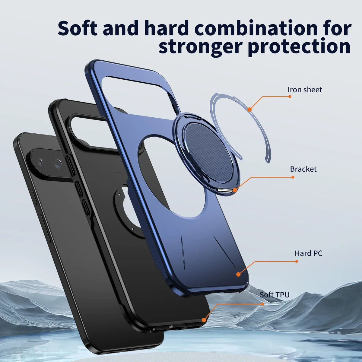 Google Pixel Shockproof Ringholder Case
